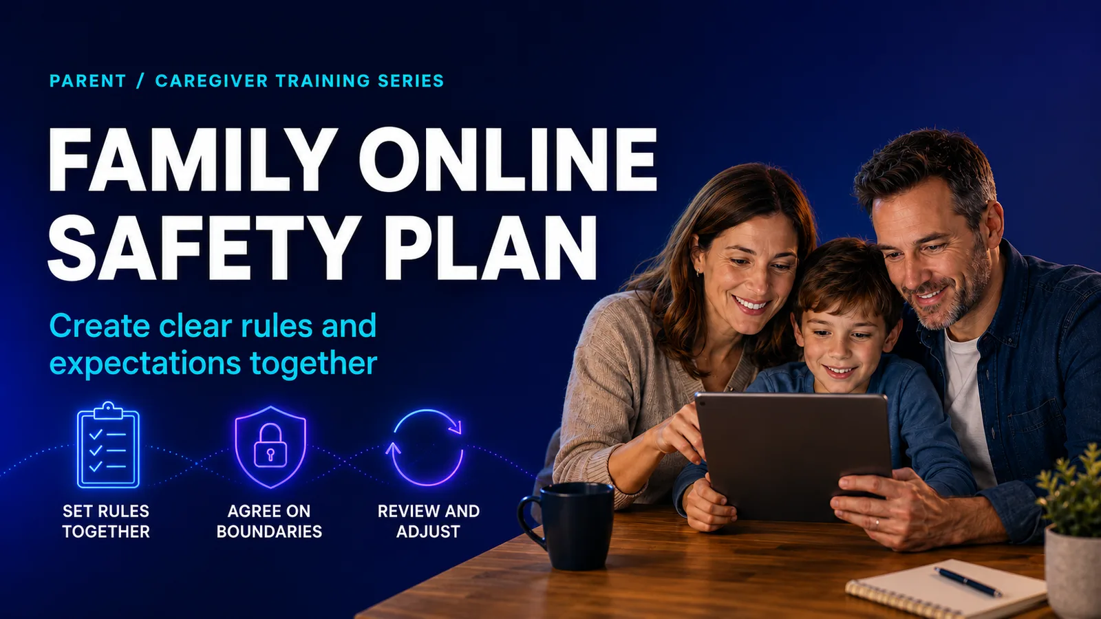 Parent training image for Family Online Safety Plan