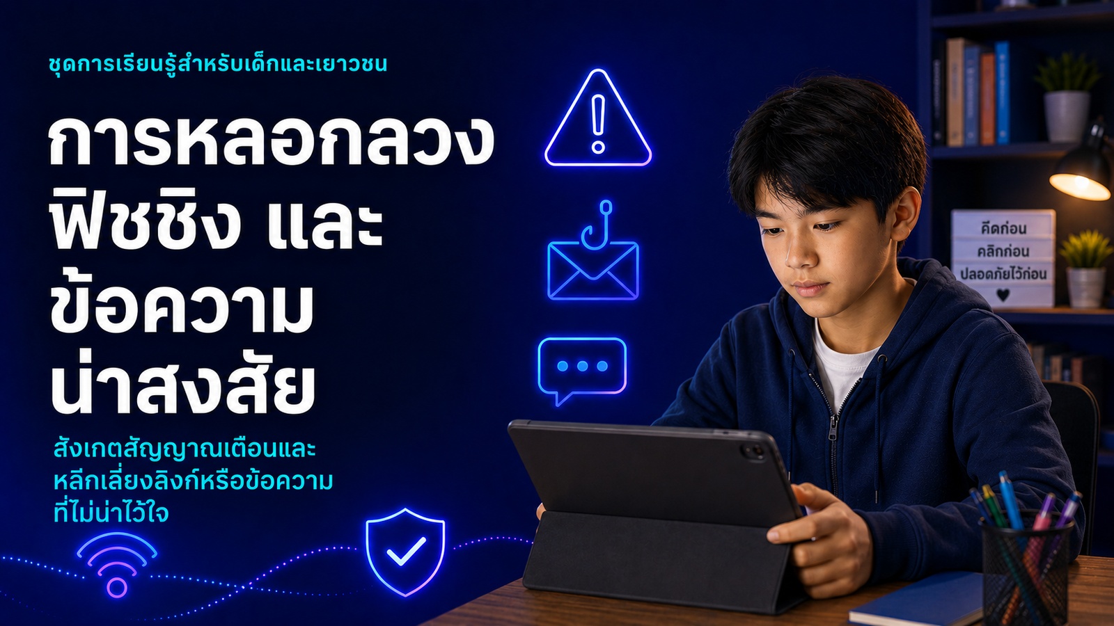 วิดีโอการอบรม: กลโกง ข้อเสนอปลอม และการหลอกลวงทางสังคม
